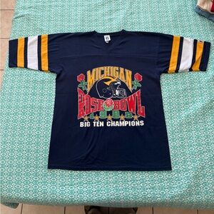 University of Michigan x Rose Bowl 1989 Vintage Jersey